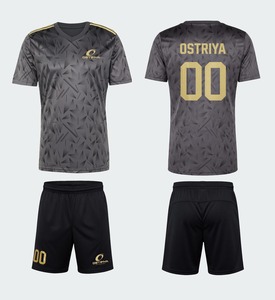 OEM Service Quick Dry <b>Soccer</b> Uniform Set Anti-Bacterial Adults Jersey Shorts Printed Custom Logo Best Design Regular Fit - Product Image 3