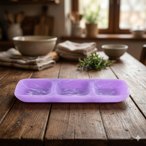 Customized Logo Resin Salad Serving <b>Plate</b> Eco-Friendly <b>Plastic</b> Decorative Tableware for Parties Dinnerware - Product Image 1