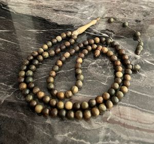 Cuentas de Oración Tasbih de Madera Pulida Hechas a Mano, Ecológicas y de Alta Calidad para Musulmanes, Zikr Diario, Dhikr, Decoración Islámica para el Hogar - Product Image 4