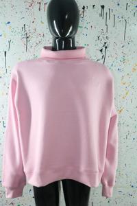 PINK <b>Mock</b> <b>Neck</b> Sweatshirt 100% wide <b>neck</b> Sweatshirt Finer Threads - Product Image 3