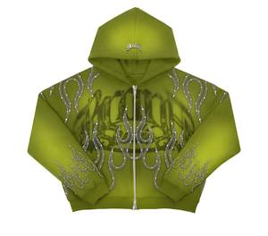 Sudadera con Capucha Personalizada con Serigrafía, Sudadera con Capucha Unisex con Cierre Completo, Sudadera con Capucha de Algodón Personalizada con Cierre Completo - Product Image 6