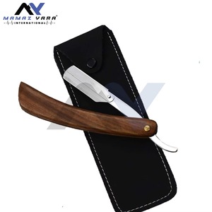 Professional MAMAZ YARA Stainless Steel Swing Lock Straight <b>Razor</b> Single Blade Close Shave Barber Shavette for <b>Men</b> Salon Groom - Product Image 1