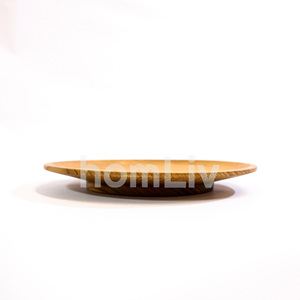 Assiette en bois de teck naturel OEM, écologique, durable, sans peinture ni vernis, halal, personnalisable pour la cuisine - Product Image 5