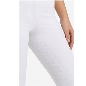 Haut de sport équestre pour femme à demi-zip, manches courtes, couleur unie, séchage rapide, coupe ajustée, fermeture éclair - Product Image 3