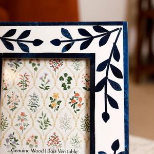 Premium Handmade Bone Inlay Photo <b>Frame</b> 4x6 | Luxury Tabletop <b>Picture</b> <b>Frame</b> | Home Decor & Gift Item - Product Image 3