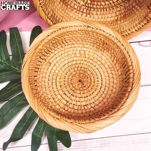 100% fait à la main Extra petit Style Boho rotin panier de rangement maison blanchisserie en gros vêtements organisateur - Product Image 4