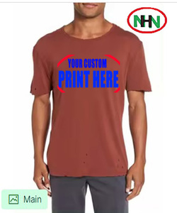 เสื้อยืดฮิปฮอปวินเทจทรงโอเวอร์ไซส์ ผ้าคอตตอนเนื้อหนัก 180gsm คุณภาพสูง ระบายอากาศได้ดี พิมพ์ลายโลโก้ด้านหน้า สำหรับผู้ชายไซส์ใหญ่ - Product Image 2