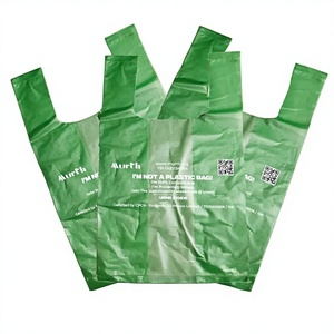 ถุงช้อปปิ้งย่อยสลายได้ทางชีวภาพแบบ U Cut PE พิมพ์เฟล็กโซ ปิดผนึกด้วยความร้อน บรรจุภัณฑ์สั่งทำพิเศษ ยี่ห้อ UKHI ฮารายา แบรนด์อื่นๆ - Product Image 2