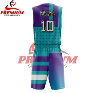 Ensembles de maillots de basketball unisexes personnalisés en gros, respirants, avec impression sérigraphique, anti-humidité, anti-UV, logo du joueur, grandes tailles - Product Image 2