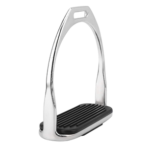 อานม้าเหล็กพร้อมยางกันลื่นสีดำ ขนาด 50x20x40 ซม. สำหรับขี่ม้า - Product Image 2