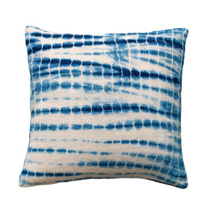 Housse de coussin indienne faite à la main, tie-dye shibori, impression au bloc, écologique, pour la décoration intérieure, salon - Product Image 5