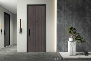 Puerta de WPC (Compuesto de Madera y Plástico) con Textura de Madera Pintada - Estética, Duradera e Impermeable para Dormitorio, Baño y Almacén - Product Image 3