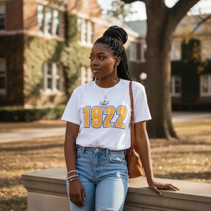 T-shirt unisexe Sigma Gamma Rho Heavyweight en coton à col rond et manches courtes, vêtement de sororité grecque, streetwear décontracté - Product Image 1