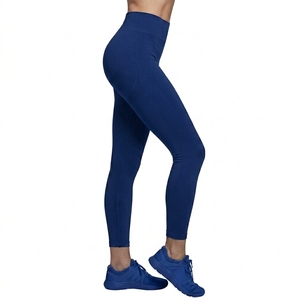 Leggings athlétiques côtelés pour femmes, taille haute, extensibles, pour la gym, l'entraînement, le yoga, la course à pied - Product Image 4