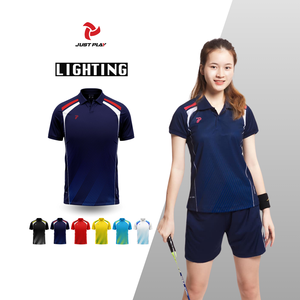 ชุดแบดมินตันกีฬาแบบแห้งเร็วสำหรับทุกเพศเสื้อกีฬาฟิตเนสแบบสั่งทำสำหรับผู้ชายและผู้หญิง JP - Product Image 1