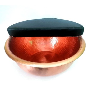 Traditional Handmade Copper Pedicure Bowl & Foot Bath <b>Basin</b> Antique Style Customizable Color At Wholesale Price - Product Image 1