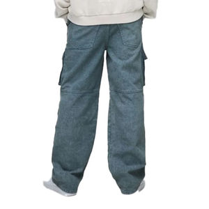 Pantalones Cargo de Mezclilla para Hombre, de Alta Calidad, Holgados, Estilo Casual Urbano, con las Mejores Ventas para Verano e Invierno, Pantalones Anchos - Product Image 2