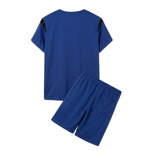 Premium Blue Summer Sportswear Meyba Sports Men Breathable Cotton T <b>Shirt</b> And <b>Shorts</b> Two Piece Casual Gym Outfit <b>Set</b> - Product Image 5