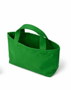 OEM Eco Friendly Custom Logo Printed Green Canvas Shopping <b>Bag</b> <b>Medium</b> Size Top Handle Daily Use Reusable Tote <b>Bag</b> - Product Image 5