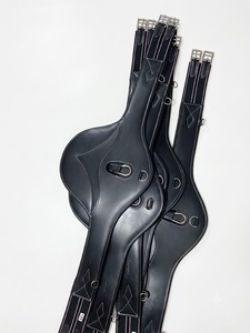 Sangle anatomique pour cheval de qualité supérieure, en cuir de haute qualité, sangles élastiques, boucles métalliques, taille personnalisable, marque SADAF SADDLERY - Product Image 3