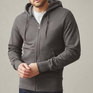 Sudadera con capucha de invierno para hombre con cremallera completa, 100% algodón polar con estampado digital, sudadera personalizada. - Product Image 5