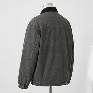Veste homme coupe classique, sur mesure, en toile vintage, style mécanicien, pour le travail, fabriquée par le fabricant. - Product Image 6