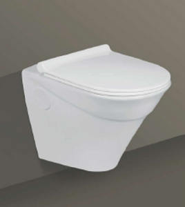 โถสุขภัณฑ์แบบแขวนผนัง <span class=keywords><strong>NIKE</strong></span>-4004 รุ่น One-Piece Closet Ceramic Tornado พร้อมระบบกดน้ำสองปุ่ม สำหรับห้องน้ำในบ้านพักตากอากาศ โรงแรม ห้องน้ำโรงเรียน - Product Image 3