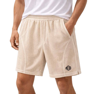 กางเกงบาสเก็ตบอลชายผ้าตาข่ายระบายอากาศ เอวยางยืด น้ำหนักเบา เหมาะสำหรับฤดูร้อน เล่นกีฬาชายหาด รับผลิตแบรนด์ส่วนตัว - Product Image 1