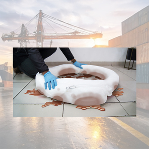 Barrera Flotante de Alta Capacidad para Absorción de Petróleo, Modelo 2500, de Uso Pesado, para Respuesta a Derrames de Petróleo y Contención Marina - Product Image 4