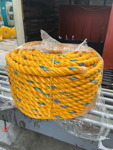 เชือกมานิลาถัก 3 เส้น สำหรับผูกเรือ สีขาวและสีน้ำเงิน ทนทาน เป็นมิตรกับสิ่งแวดล้อม ป้องกันรังสียูวี จากกูร์เจียต ประเทศอินเดีย - Product Image 5