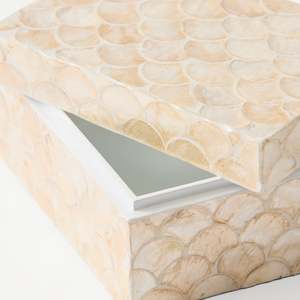 Magnifique boîte de rangement en nacre, boîte à bijoux décorative, boîte organisatrice en nacre, parfaite pour la décoration et le rangement à la maison - Product Image 2