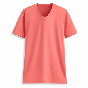 Camiseta de Cuello Redondo para Hombre, Color Sólido, Manga Corta, Corte Regular, Tejido de Punto, Informal, Ligera, con Logotipo Frontal - Product Image 5