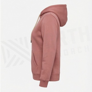 Hoodies pour femmes, confortables, vente en gros, logo personnalisé, vêtements de week-end, coupe oversize, couleur personnalisable - Product Image 3