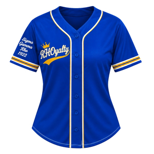 Custom Sigma Gamma Rho <b>Women's</b> Greek Letter Baseball Jersey Sorority <b>Button</b> <b>Up</b> Athletic <b>Shirt</b> Casual Streetwear Wholesale - Product Image 1
