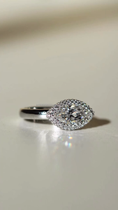 แหวนหมั้นเพชรรูปวงแหวนเพชรที่ซ่อนอยู่เจ็ดแถวแหวนครบรอบแต่งงานของขวัญแหวนเพชร - Product Image 4