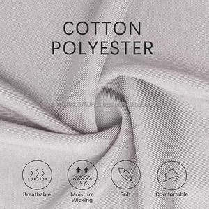 Chemises polo à manches longues et courtes pour hommes, chemises à col élégantes et décontractées en mélange de coton mercerisé - Product Image 4