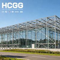 Estructura de Acero Prefabricada para Salas de Exhibición 4S, Gran Vano, Estructura de Columnas y Vigas para Centro de Servicio y Ventas