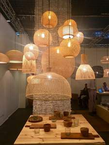 Vietnam <b>Bamboo</b> Pendant Lamp Manufacturer Export Wholesale OEM Supplier Handmade Eco <b>Lighting</b> for Home Decor - Product Image 2