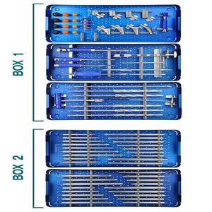 Conjunto de instrumentos modulares para cadera y columna vertebral, instrumentos ortopédicos de calidad premium de AM ORTHO - Product Image 1