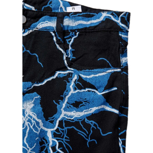 Pantalones Vaqueros con Estampado Gráfico, Corte Holgado, Diseño Personalizado, Lavado Vintage, Estilo Barrel, Rectos, Streetwear, Hip Hop, Y2K - Product Image 3