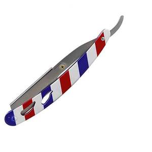 Navaja de Afeitar Profesional de Acero Inoxidable, Recta y Segura, para Barbería, para Eliminar el Vello Facial, con 10 Piezas - Product Image 3