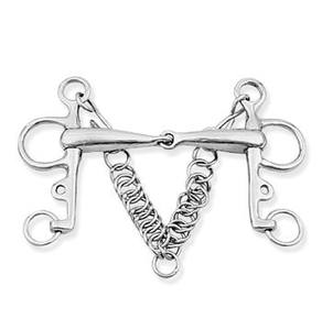 Bocados Weymouth & Pelham de Acero Inoxidable – Bocados de Doble Rienda para Doma Clásica y Equitación - Product Image 2