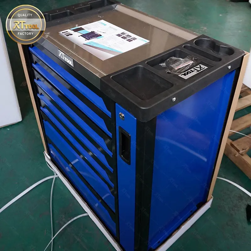 RT TOOL OEM Supported Metal Tool Cabinet Movable Iron Steel Plastic Workbench Cart Storage Workshop Office Workshop