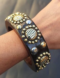 Kada สร้อยข้อมือทำด้วยมือทำจากไม้กลมข้อมือเครื่องประดับแฟชั่นชาติพันธุ์เครื่องประดับออกแบบวัฒนธรรมสำหรับผู้หญิง - Product Image 3