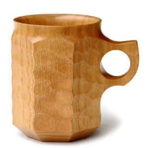 Mug à café en bois massif, fait main, tasse en bois naturel, design rustique, mug écologique pour usage en café - Product Image 2
