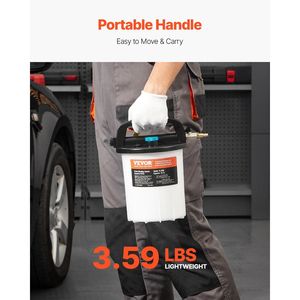 Kit complet de purge de liquide de frein 3L avec bouteille de remplissage par siphon 1L et 13 connecteurs de tuyaux pour une réparation efficace des freins - Product Image 6