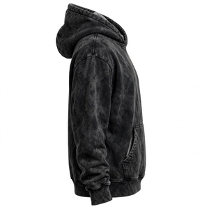 Sudadera con Capucha Extra Grande para Hombre, Color Personalizado, 100% Algodón, Felpa Francesa, Informal, con Bolsillo, para Otoño - Product Image 3