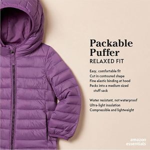 Doudoune rose légère matelassée imperméable écologique respirante coupe-vent décontractée à capuche pour l'hiver - Product Image 5