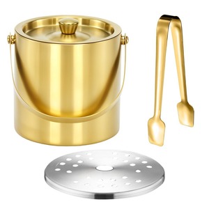 ถังน้ำแข็งโลหะพรีเมียมสำหรับไลฟ์สไตล์ทันสมัย ที่วางเครื่องดื่ม - Product Image 1