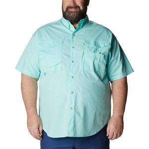 Alta calidad estilo Safari suelta Color sólido moda ropa a granel mezcla de ropa Bale personalizado camisa informal de manga corta para hombres - Product Image 1